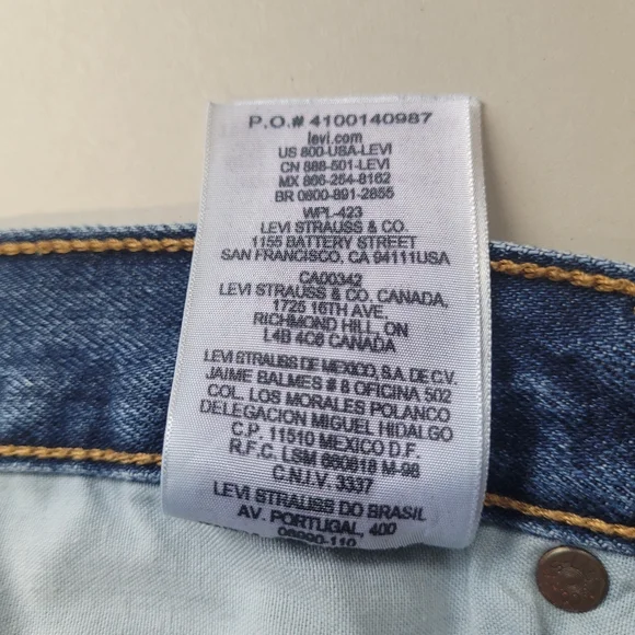 Vintage Levis 501 Denim Jeans Button Fly 38x32 Made In Mexico - Picture 5 of 13